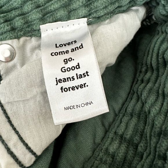PACsun Green 90’s Boyfriend Corduroy pants - Picture 5 of 6